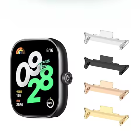 1pair Adapter For Redmi Watch 4 5 For Redmi miband 8pro/9pro Watchband Strap Connector Bracelet 316L