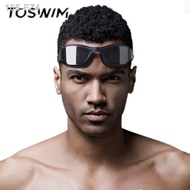 TOSWIM cermin mata renang bingkai besar anti-kabut kalis air definisi tinggi profesional lelaki dan wanita peralatan gog