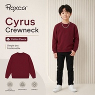 Roxca - Cyrus Crewneck | Unisex Kids Crewneck Premium Cotton FleecePOLOS