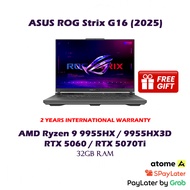 [2025] 1TB ASUS ROG Strix G16 16" Gaming Laptop AMD Ryzen 9 9955HX 9955HX3D / 32GB RAM / RTX 5060 50