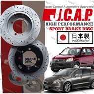JCAP JAPAN HONDA CRV CR-V S9A / STREAM RN6 SMA DRILLED SLOTTED SPORT DISC ROTOR ( REAR )