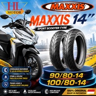 Tayar Honda Vario 150 Maxxis 3dn New Diamond 90/80-14 & 100/80-14 Tyre Maxis Victra S98st