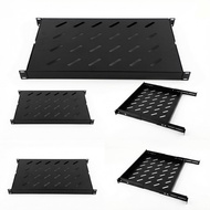 1U Sliding Telescopic Rack Shelf 19" Server Rack Mount Cabinet  4 Post