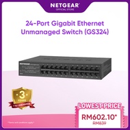 NETGEAR 24-Port Gigabit Ethernet Unmanaged Switch (GS324) - (GS324-200EUS)