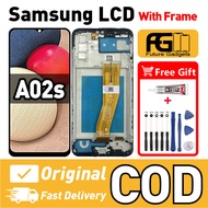LCD with FRAME for SAMSUNG A02s Compatible For ORIGINAL LCD Skrin Touch Screen Replacement