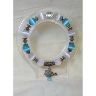 DIY Opal Bracelet DIY Cymophane Straws [Green Opal/Yellow Opal/Blue White Opal/Orange Opal] Opal Als