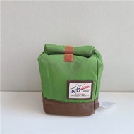 日本 Ocio Garden Party 軍綠色保溫帆布 摺頂式 收納袋