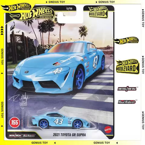 Hot Wheels 2026 Boulevard 2021 Toyota GR Supra 1:64 Diecast Alloy Metal Body JDM Sports Car Collecti