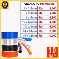 PU Hose PU Hose PREMIUM Per Meter 4mm 6mm 8mm 10mm 12mm 14mm 16mm PolyUrethane Air Hose Water/