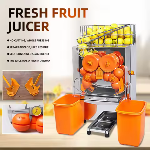 NS-2000E-2 Automatic Fruit Juicer Residue Separation Home Kitchen Gadget Easy to Clean Juicing Machi