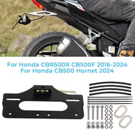 Motorcycle License Plate Holder Bracket Rear Tail Tidy Fender Eliminator For Honda CBR500R CB500F 20