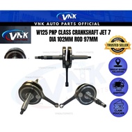 W125 PNP CLASS 1 RACING CRANKSHAFT ASSY IKK JET 7MM LABU 102 (ROD 97L/100L/103L)