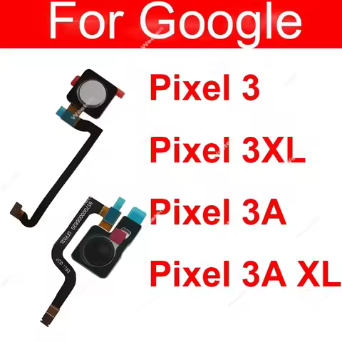 Fingerprint Sensor Menu Button Flex Cable For Google Pixel 3 3XL 3A 3AXL Touch Home Side Button Flex