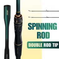 SEASIR Dark Dragon M/ML Two Rod tips Spinning Baitcasting fishing Rod 2.1/2.4M Carbon Fiber One-piec