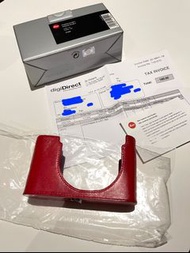 Leica d-lux 7 red case protector d lux 真皮保護套 95%new (購自澳洲 有單有盒 順豐到付）