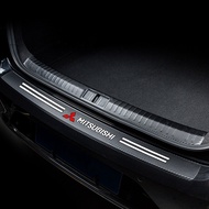 4 Pcs คาร์บอนไฟเบอร์รถประตู Sill Protector Anti Scratch Decals สติกเกอร์สำหรับ Mitsubishi Xpander attrage mirage outlander pajero sport Triton