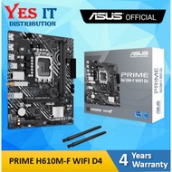 ASUS PRIME H610M-F WIFI D4 LGA1700 MOTHERBOARD + INTEL 12th & 13th Processor ( I3-14100/ I5-12400/14