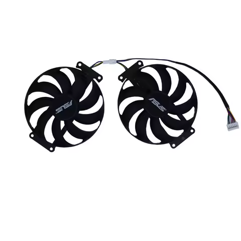 2Pcs/Set PLD09210S12H,Video Cooler Fan,For ASUS RTX 2070 8GB DUAL EVO V2,For ASUS GTX 1660 Ti 6GB DU