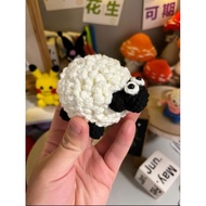 Handmade sheep wool keychain