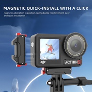 Osmo Action Cold Shoe Extension Kit for DJI 5 Pro/4/3 Magnetic Quick Release Mount Adapter Multifunc