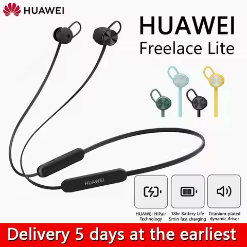 Huawei Freelace Lite Wireless Bluetooth Earphone Original Earbuds Sport Noise Reduction Headphone In