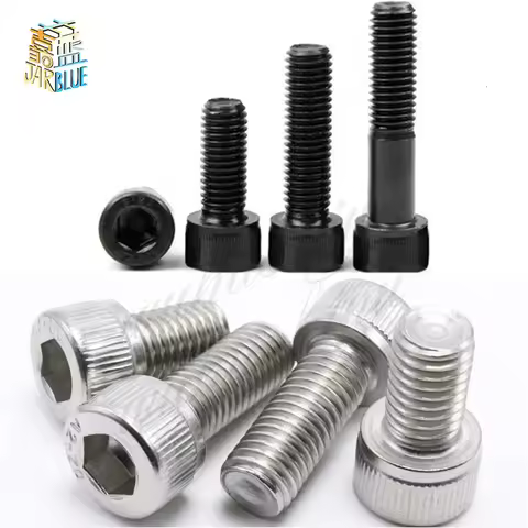 50 Pc M1.4 M1.6 M2.5 M3 304 A2 Black Stainless Steel 12.9 Din 912 Hexagonal Hollow Hexagonal Screw L