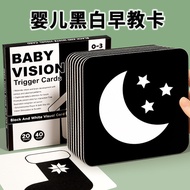 Baby Tracking Card Baby Black White Tracking Card Newborn Visual Stimulating Card Black White Card B