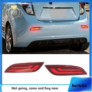 Car Dynamic Turn Signal LED Brake Light Rear Bumper Reflector Light for  Spark 2010-2015