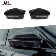 Dry Carbon Fiber Side Mirror Cover for BMW M5 G90 G99 G60 G70 2024+ Rearview Mirror Caps Replacement