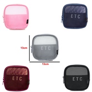 Tas Kosmetik Traveling Model Jaring Pouch Travel Make Up Bag Organizer Dompet Kosmetik Toiletry Pouc