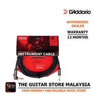 D'addario Circuit Breaker PW-AGRA-10 Instrument Guitar Straight To Angled Cable - 10FT / 3 Meters