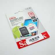 SanDisk Ultra 16GB SDSQUNC-016G-GN6MA MicroSDHC (Class 10) Memory Card