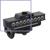 Clearance Sale Type-C Rechargeable Bicycle Headlight with 9 LEDs & 7 Modes for Night Safety