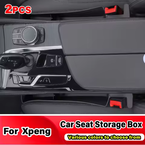 Car Seat Gap Organizer TPE Auto Crevice Stowing Tidy Storage Box Interior Accessories For Xpeng G9 G