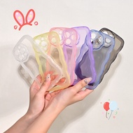 Transparent Wavy Flower Camera Case iphone (1) - Fullcover Case iphone 7 8 Xr Xs Max 11 12 13 14 Pro