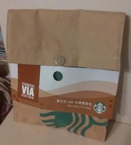 全新 Starbucks星巴克VIA外帶隨身包/環保袋