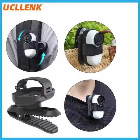 GO 3S Camera Cap For Insta360 GO 3S/GO 3 360 Holder Rotation Backpack Clip Mount For Insta360 GO 3S 