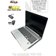HP PROBOOK 450-G6-G5/650-G4-CORE I5-8256U/I5-7200U-8GB DDR4 RAM 256/240GB SSD-INTEL GPU-15.6"DISPLAY