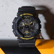 นาฬิกาผู้ชาย Casio G-Shock รุ่น GA-100CY-1A ซีรีส์ GA-100 จีช็อค。สินค้าของใหม่ ของแท้ รับประกันศูนย์ เซ็นทรัล 1 ปี