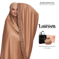 Zara Awliya |Telekung Premium LAUREEN [Free Box Exclusive, Bag Telekung & Tote Bag]
