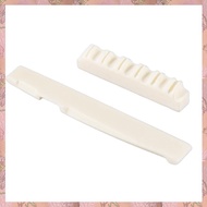 [h3w732xnj.ph] 1Set  Bone Bridge Saddle And Nut For 6 String Acoustic Guitar