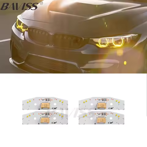 BAVISS M3 M4 Yellow DRL Modules for 2014-2017 F36 F32 F82 F80 F33 LCI 430i 440i 420i -Adaptive Headl