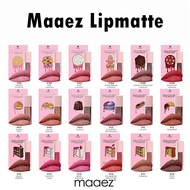 NEW Maaez Lipmatte Get Matte Lightweight Liquid Lipstick Danish MM Sprinkle Gingerbread Double Choclate Red Velvet