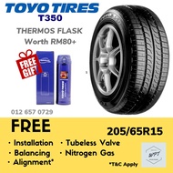 205/65R15 TOYO T350 (Installation) New Tyre CAMRY INNOVA ACCORD