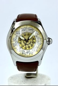 崑崙 - Bubble Zodiac Special Edition   ( 型號：82.150.20 )、原裝輪盤面皮帶鋼錶(45 mm）、崑崙自動機芯、原裝皮帶連摺疊扣  ( Serial Num