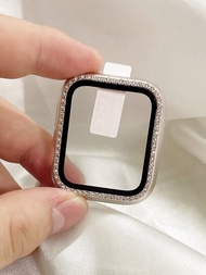 水鑽裝飾透明保護殼適用於Apple Watch