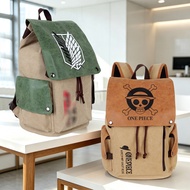 Outdoor Backpack Outdoor Backpack Outdoor Canvas Backpack Wear-Resistant Computer Bag 47cm School Ba