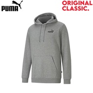 Puma Essentials Small Logo Men's Hoodie - Medium Gray Heather