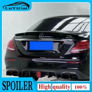 For Mercedes W213 Spoiler E Class 4-Door Sedan E200 E220 E250 E300 2020-2022 W214 Carbon Fiber Rear 