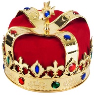 Funny Party Hats - Royal king Crown - Royal Jeweled King's Crown - King Costume Accessories - Regal 